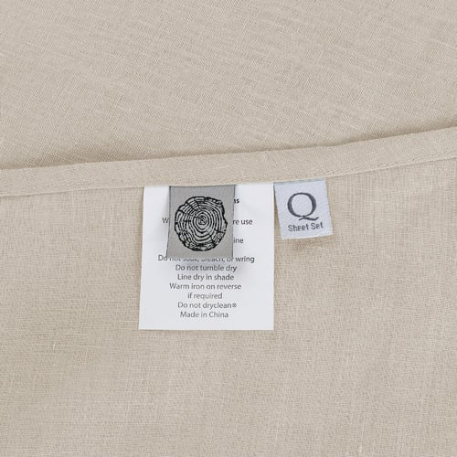 Vintaged Hemp Weaved Sheet Set