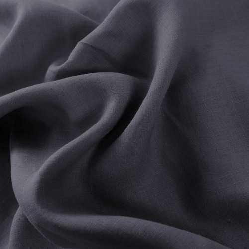 Charcoal Vintaged Hemp Quilt Cover Set