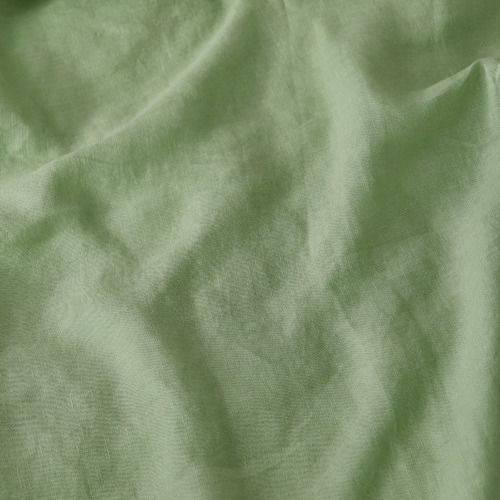 Green-European-Flax-Linen-Quilt-Cover-Set