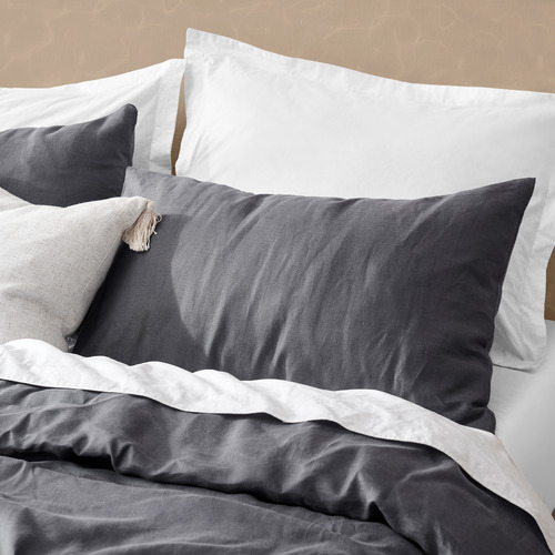 Charcoal-Natural-Home-Vintage-Washed-Hemp-Linen-Quilt-Cover-Set