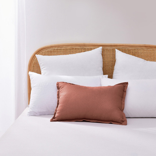Ardenne Washed French Flax Linen Rectangular Cushion