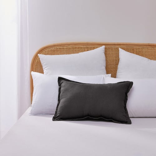 Ardenne Washed French Flax Linen Rectangular Cushion