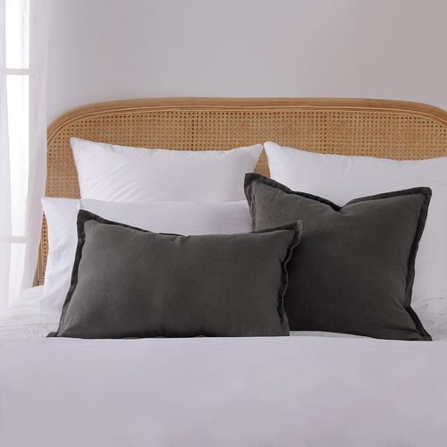 Ardenne Washed French Flax Linen Rectangular Cushion