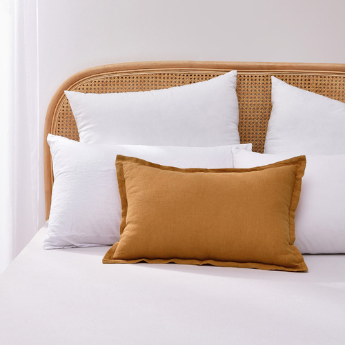 Ardenne Washed French Flax Linen Rectangular Cushion