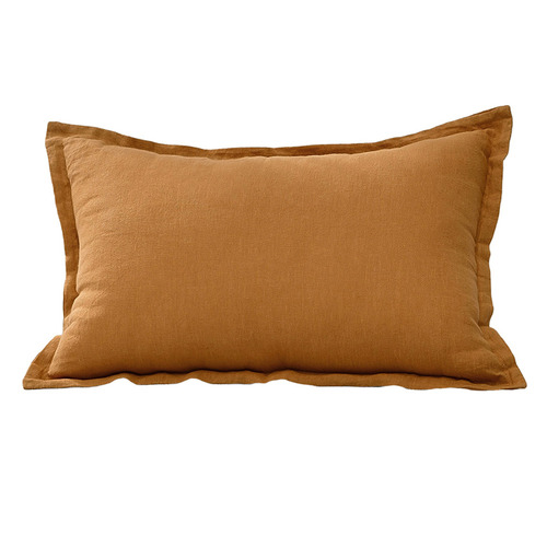 Ardenne Washed French Flax Linen Rectangular Cushion