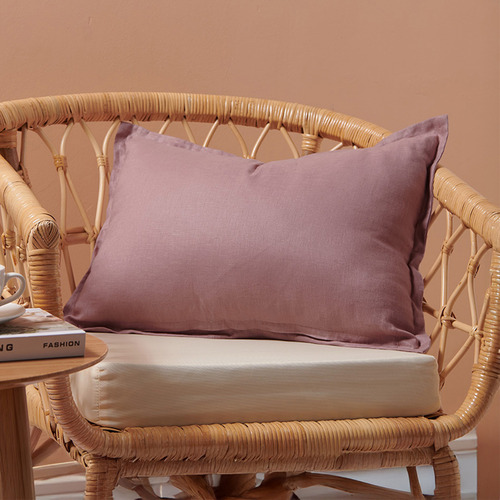 Ardenne Washed French Flax Linen Rectangular Cushion