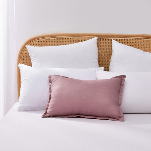 Ardenne Washed French Flax Linen Rectangular Cushion