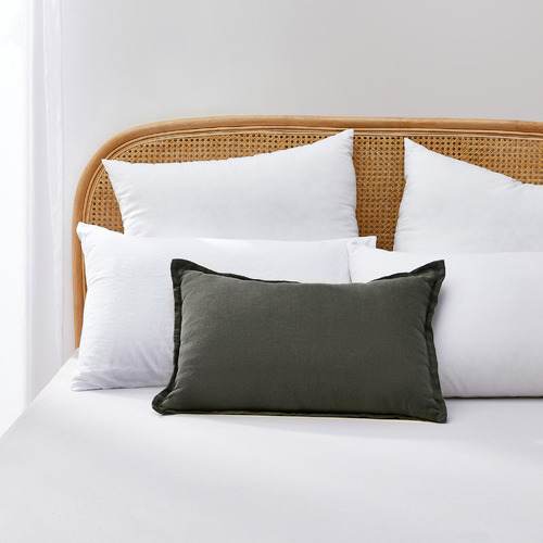 Ardenne Washed French Flax Linen Rectangular Cushion