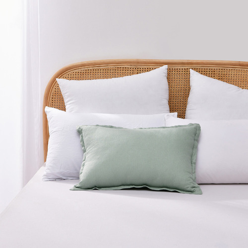 Ardenne Washed French Flax Linen Rectangular Cushion