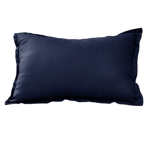 Ardenne Washed French Flax Linen Rectangular Cushion