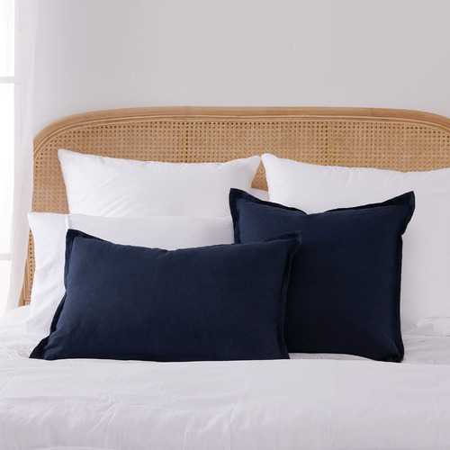 Ardenne Washed French Flax Linen Rectangular Cushion