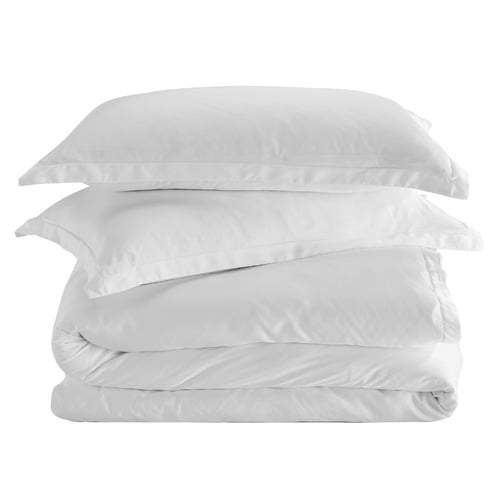 White Bamboo Quilt Cover Set