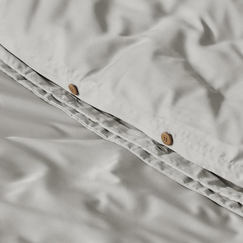 Dove Grey Bamboo Quilt Cover Set
