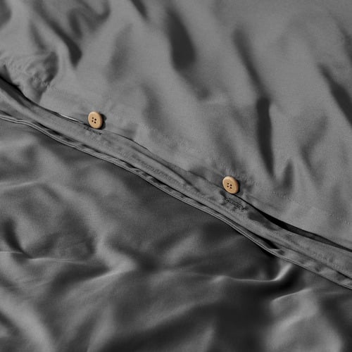 Charcoal Bamboo Quilt Cover Set