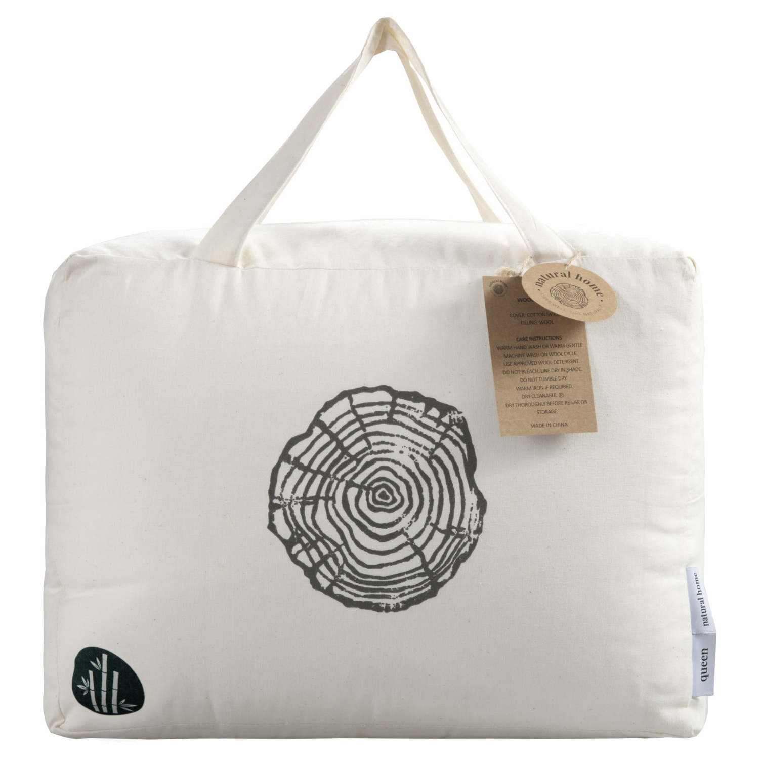 White Spring Bamboo Quilt