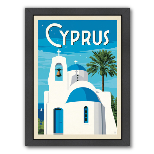 StateStudio Cyprus Printed Wall Art Temple & ster
