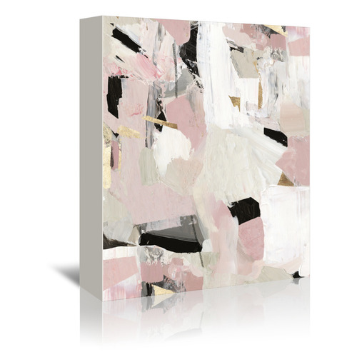 Black Rose Gold II Printed Wall Art Temple & ster