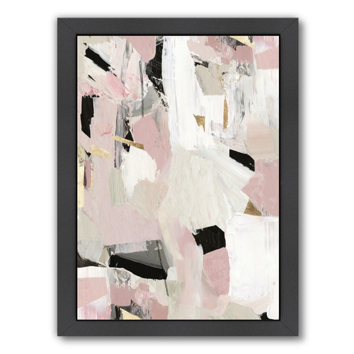 Black Rose Gold II Printed Wall Art Temple & ster