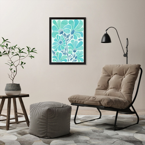 StateStudio Himalayan Blue Poppies Printed Wall Art Temple & ster