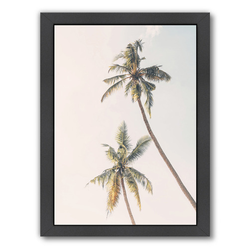 StateStudio Blush Palm Tree II Printed Wall Art | Temple & Webster