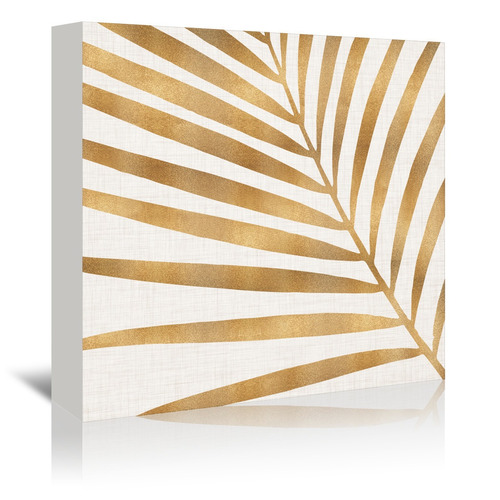 StateStudio Gold Palm Leaf Printed Wall Art | Temple & Webster