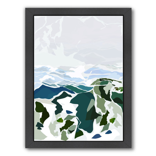 Green Mountains Printed Wall Art Temple & ster