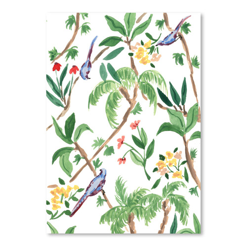Jungle Birds III Printed Wall Art Temple & ster