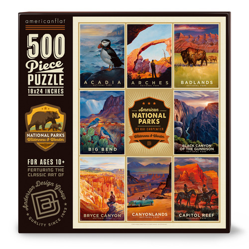 American National Parks IV 500 Piece Jigsaw Puzzle Temple & Webster