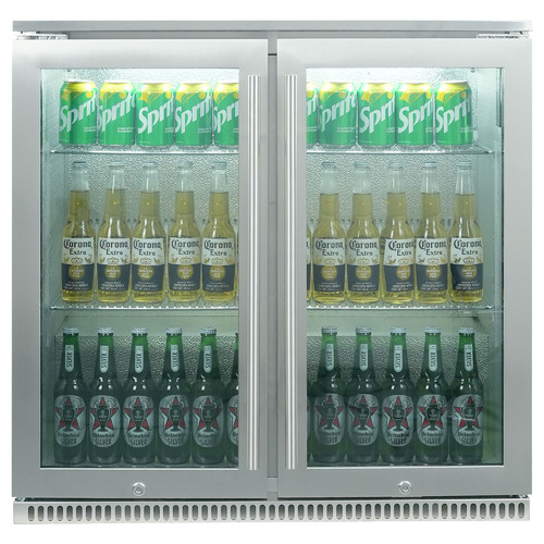 Napoleon Double Door Beverage Fridge Temple & ster