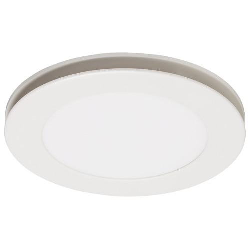 White Flow Round Bathroom Exhaust Fan with LED