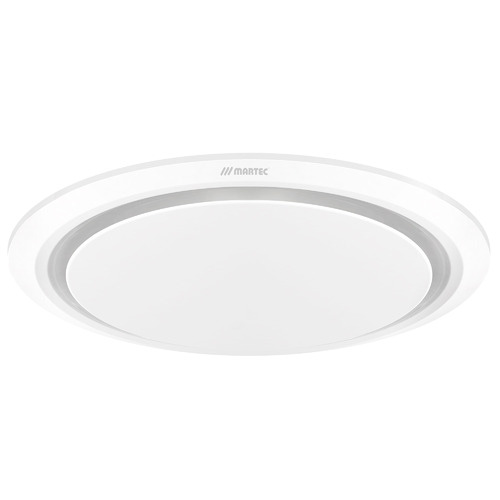 White Saturn Round Exhaust Fan with Light