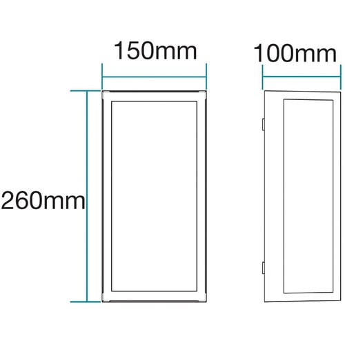 Vancouver 26cm Flush Mount Wall Light