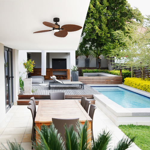 Kingston 126.5cm DC Ceiling Fan with LED Light