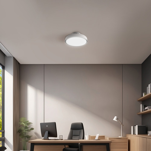 Fantom 48cm White DC Bladeless Smart Ceiling Fan with LED Light