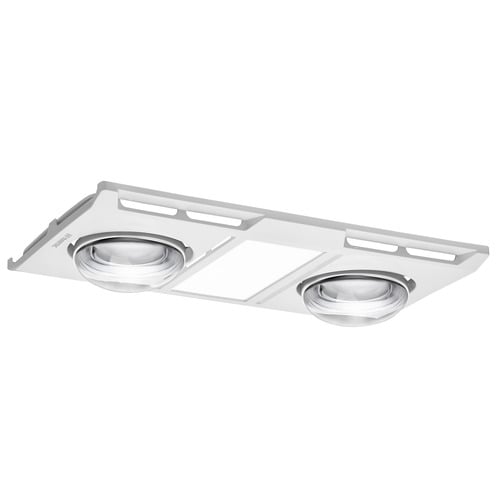 Profile Panel 2 Heater Bathroom Exhaust Fan with LED