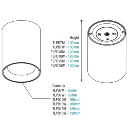 Paco Aluminium LED Downlight