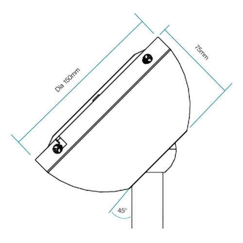 40 Degree Ceiling Fan Canopy