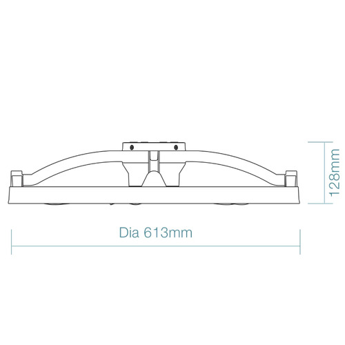 Catalina 61.1cm DC Smart Ceiling Fan with LED Light