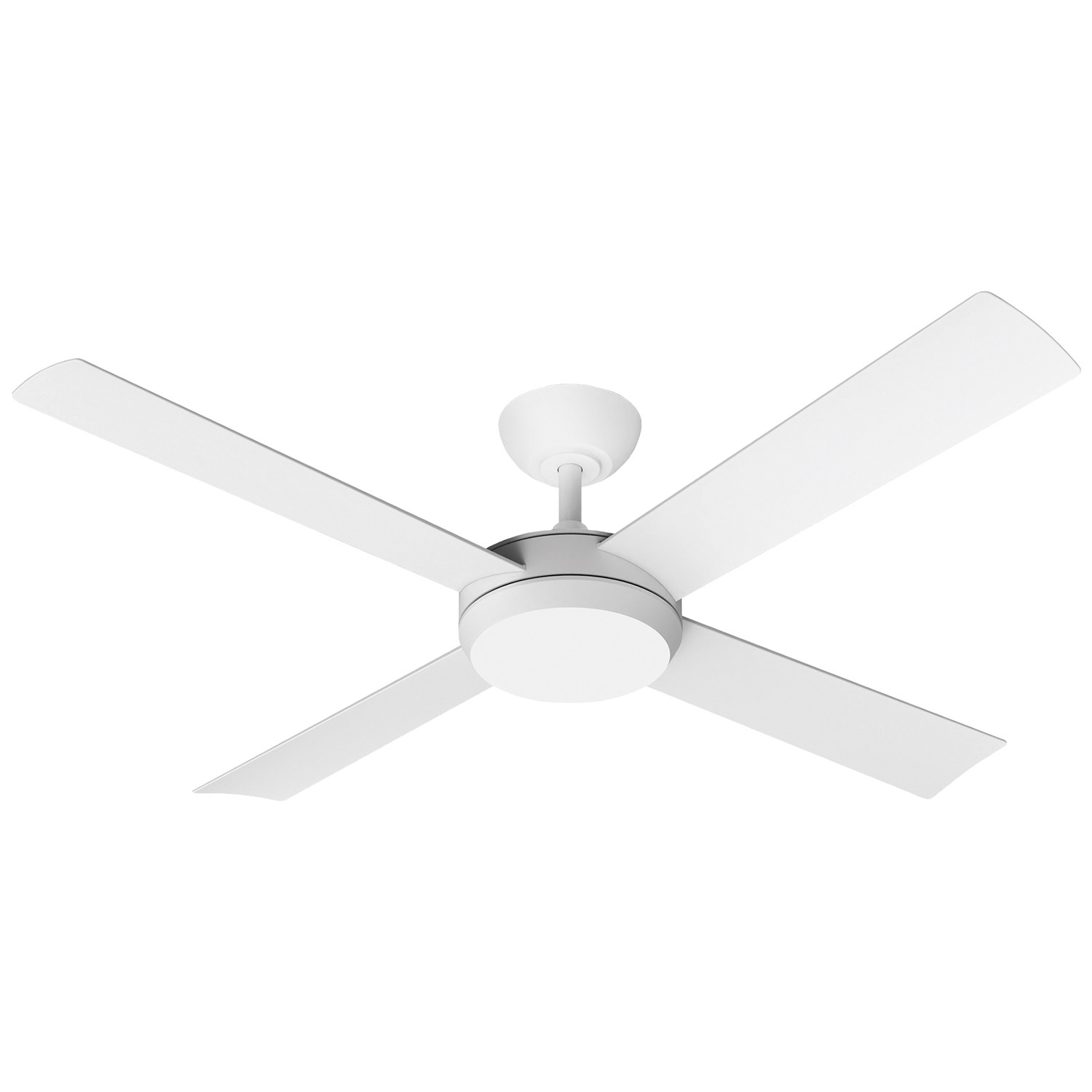 Proton White DC Ceiling Fan with LED Light