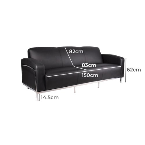 Emma 3 Seater Reception Lounge Sofa