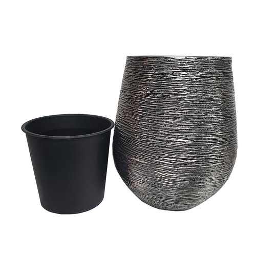 Silver Jardiniere Planter