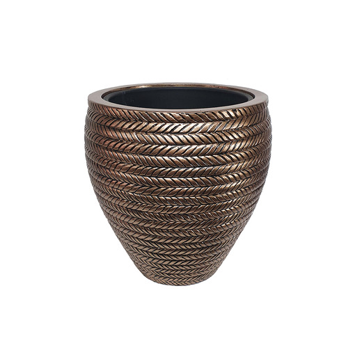 Rope-Look Jardiniere Planter