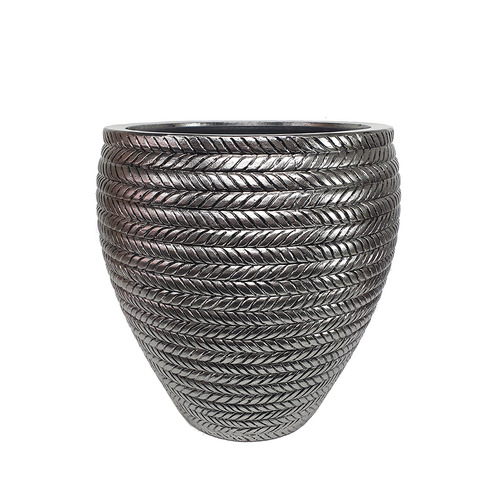 Rope-Look Jardiniere Planter