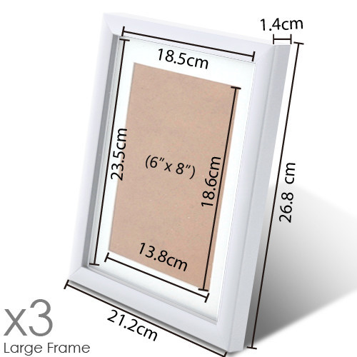 23 Piece Photo Frame Set Temple & ster