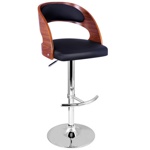 i.Life Scott Bentwood & Faux Leather Barstools