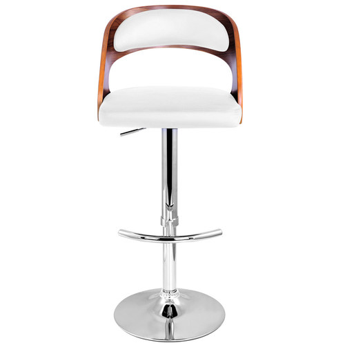 i.Life Scott Bentwood & Faux Leather Barstools