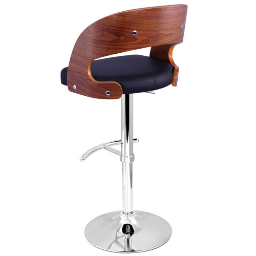i.Life Scott Bentwood & Faux Leather Barstools
