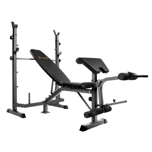 Multifunctional Fitness Bench Black Temple & ster