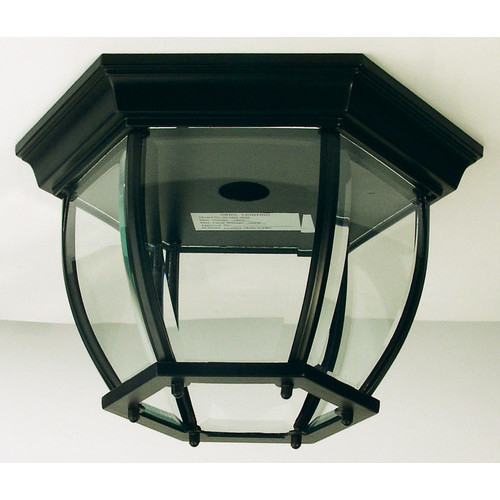 Zander Lighting Highgate DIY Under Eave Exterior Wall Light in Black & Reviews Temple & ster