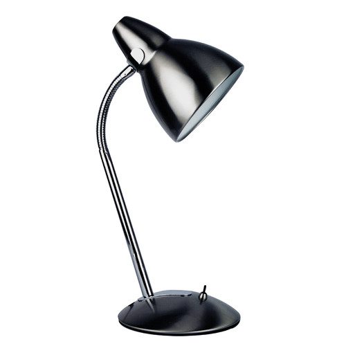 Trax Desk Lamp In Brushed Chrome Temple Webster